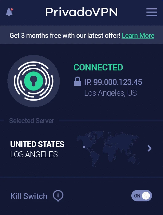 PrivadoVPN — 截圖 6