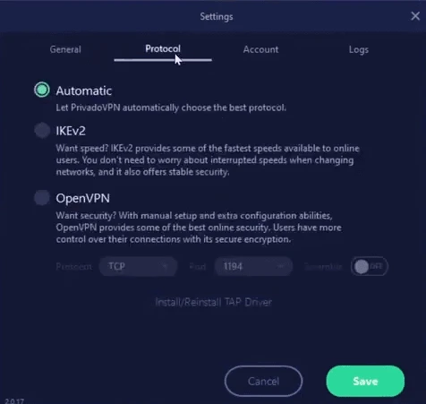 PrivadoVPN — 截圖 7